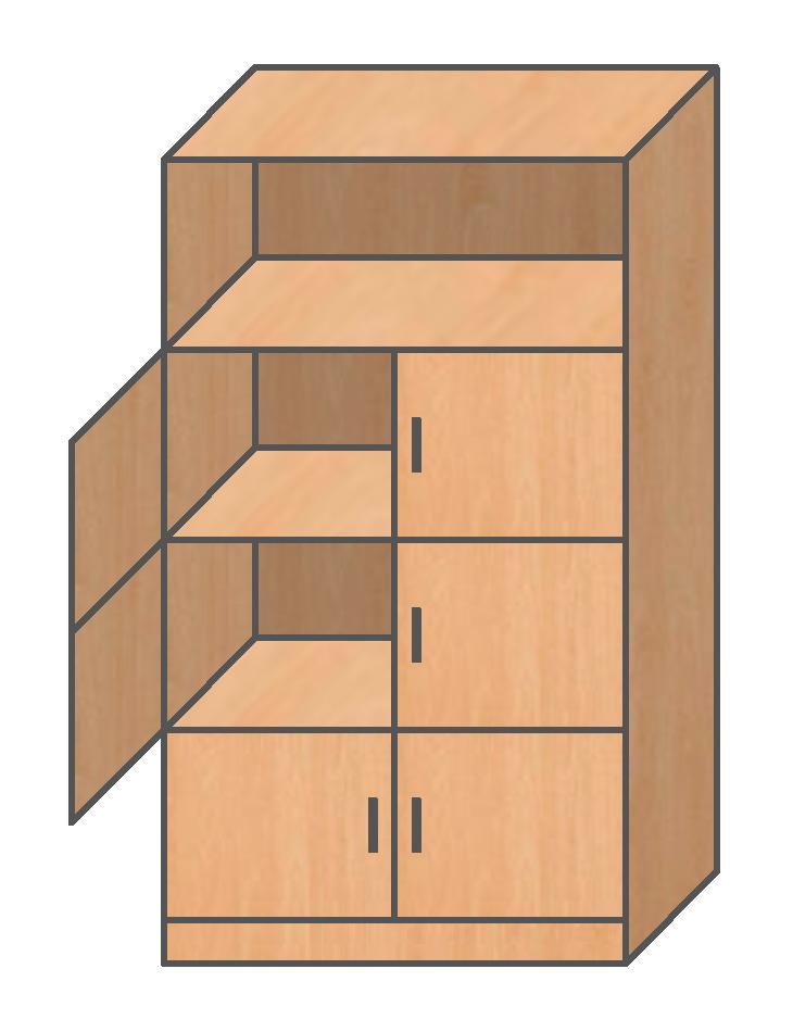 Szafa szkolna MS-5/6d